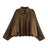 Pdakieyxnd Übergangsjacke Damen Herbst Jacken Für Bomberjacke Aus...