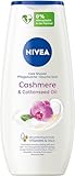 NIVEA Cashmere & Cottonseed Oil Pflegedusche (250 ml), pH-hautneutrales...