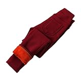Mjjsk Kinder-Winterhose mit Fleece-Futter, warme Thermo-Jogginghose für...