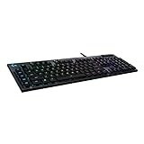 Logitech G815 mechanische Gaming-Tastatur, Clicky GL-Tasten-Switch mit...