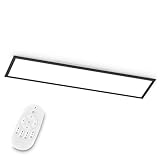 EGLO LED Deckenleuchte Bottazzo, Deckenlampe 100x25 cm, Panel ultraflach...