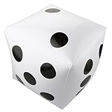 Diffaxy Aufblasbares Würfelspielzeug, 30 cm Riesenwürfel,...