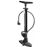 SUPBEI Fahrrad-Standpumpe mit Manometer - Fahrradreifenpumpe Kompatibel mit...