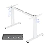 FlexiSpot Höhenverstellbarer Schreibtisch Gestell mit 2 Haken und...
