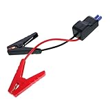 Ciieeo 650A Autosprungstarterkabel mit Alligator Clip Tragbarer...