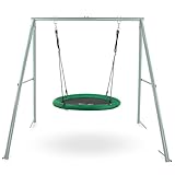 HyperMotion Storchennest Gartenschaukel mit A-Rahmen - Outdoor Schaukel...