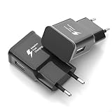 2Pack USB Ladestecker, Schnellladegerät USB Stecker für Samsung Galaxy...