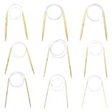 YXHZVON 9 Größen Rundstricknadel Stricknadeln Bambus Set 80cm,...
