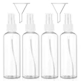 Hanyousheng Sprühflasche, Transparente Zerstäuber Flaschen, 4 X 100ml...