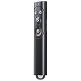 Yuattory Tragbarer 2,4-G-Wireless-Presenter, Fernbedienung, Seitenwender,...