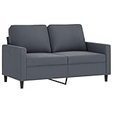 SDWEHBJ 2-Sitzer-Sofa, Kleines Gepolsterte Couch mit Metallbeinen,...