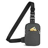 BROADREAM Sling Chest Crossbody Bag, Wasserdicht Umhängetasche Brusttasche...