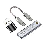 Kopfhörer-Verstärker USB C auf 3,5 mm Adapter, tragbarer Dongle,...
