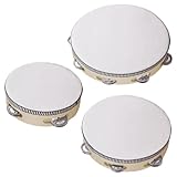 Maodom Tambourine Für Kinder - Handgehaltene Schellentrommel Mit Schellen...