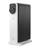 Midea Ölradiator, 2300W 11 Rippen tragbarer Elektroheizer mit...