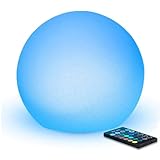 Mr.Go 6' LED Lampe Kugel Leuchte, Wiederaufladbare Nachtlicht Tischlampe...