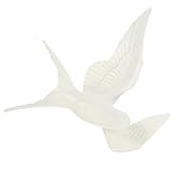 HOOTNEE Vogel Wanddeko Skulptur aus Resin Elegante Wohnraum Wanddekoration...