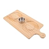 Lurrose Holz Cocktail Rimmer Set mit Salz Zucker tablett und...