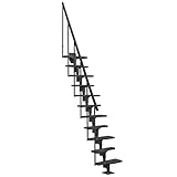 DOLLE Mittelholmtreppe Atlanta | 11 Stufen | Geschosshöhe 228 – 300 cm |...