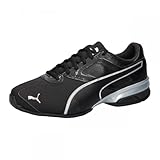 PUMA Herren Tazon 6 FM Low-Top Trainer, Puma Black-Puma Silver, 42 EU