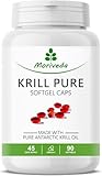 Krillöl Kapseln - 1000mg PURE Krill Öl für 45 Tage - mit Astaxanthin...