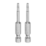 sourcing map Torx-Bits, 6,35 mm Sechskantschaft, TT10, magnetischer Kopf,...