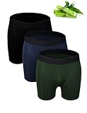 Basic Treasure 3er Pack Premium Bambus Unterhosen Herren, weicher Bambus...