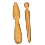 Outanaya 2 Stück Akupressur Stick Holz Massage Werkzeuge Hand Massage...