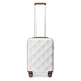 British Traveller Handgepäckkoffer 54x36.5x21.5 cm Leichter Reisekoffer...