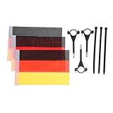 Kisangel 3 Stück Teiliges Fahrrad Flaggen Deutschland Flagge mit Stab...