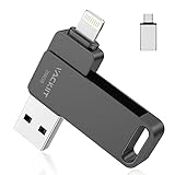 USB Stick für iPhone 256GB Apple Zertifizierter Lightning,Vackiit USB C...