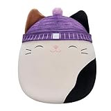 Squishmallows SQCR04208 - Cam die Katze mit Mütze 40 cm, offizielles Kelly...