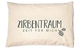 Herbalind Natur Zirbenkissen Zirbentraum in Braun mit Reißverschluss 30x20...