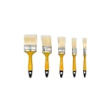 Farbpinsel-Set (gelb), 5-teiliges Set, Maße 25, 35, 50, 60, 75 mm breit,...