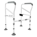 Toilettenstützgestell, WC Handlauf, Höhenverstellbar 68,5–73,5 cm,...