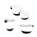 BigDean Rührschüssel Set 4-teilig (1,5L, 2L, 3,5L & 5L groß) -...