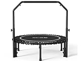BCAN 101,6 cm Trampolin für Erwachsene, Fitness-Trampolin mit Bungees,...