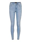 VERO MODA Damen VMTANYA MR S Piping VI352 NOOS Jeans, Blau (Hellblau), S/30