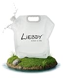 Liebdy® Faltbarer Wasserbehälter 10 Liter, BPA frei, Flexibler...