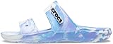 Crocs Unisex Classic Marmorierte Sandale Clog, Weißer Sauerstoff, 41/42 EU