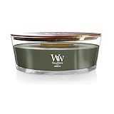 WoodWick Ellipse Duftkerze mit knisterndem Docht | Fraser Fir | bis zu 50...