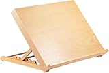 Tischstaffelei aus Buchenholz - Verstellbar in 5 Winkeln (bis 80°), 30x41...