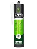 12 x My Green Home Acryl 300 ml in Weiß Maleracryl Bauacryl Dichtstoff...