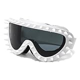 AMISENK Verschleißfeste Schutzbrille Mit PC Rahmen Radfahren Skifahren...