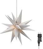 goobay 64789 LED Weihnachtsstern 3D Ø 56 cm/Stern mit 18 Zacken und...