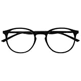 OPULIZE MET Blaulichtfilter Lesebrille für Damen Herren - Runder Brille -...