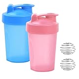 Laughhe 2 Protein Shaker Flasche 400 ml Wasserflasche BlenderBottle...