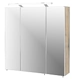 Schildmeyer Spiegelschrank 133075 Trient, 70.0 x 16.0 x 75.0 cm, wildeiche...