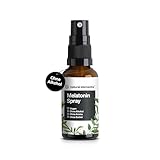 Melatonin Spray Neutral – 0,5 mg Melatonin pro Tagesdosis – mit Vitamin...