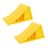 iplusmile 1 Paar Kunststoff Reifen Stopper Radschock Cars Camper Wheel Rv...